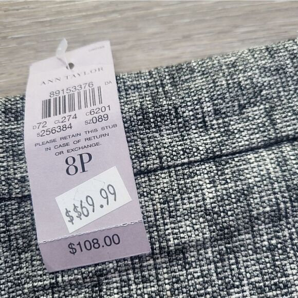 Ann Taylor NWT skirt grey size 8p - Picture 3 of 8
